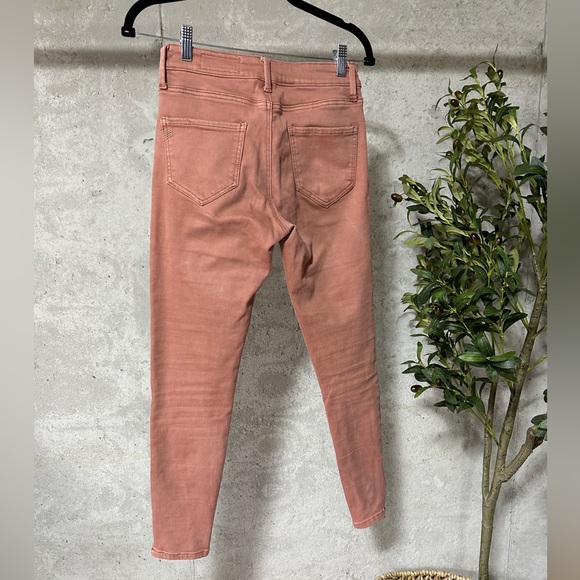 Vici piper dusty pink moto stretch skinny jeans - Picture 5 of 5